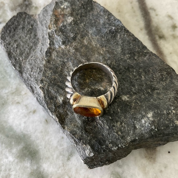 David Yurman Noblesse Citrine Ring - Picture 5 of 10